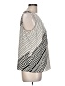 Nine West 100% Polyester Silver Sleeveless Blouse Size L - photo 4