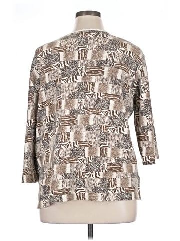 MULTIPLES 3/4 Sleeve Blouse (view 2)