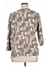 MULTIPLES 100% Cotton Gray 3/4 Sleeve Blouse Size 1X - photo 2