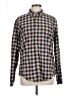 J.Crew 100% Cotton Checkered-gingham Brown Long Sleeve Button-Down Shirt Size L - photo 1