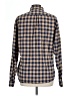 J.Crew 100% Cotton Checkered-gingham Brown Long Sleeve Button-Down Shirt Size L - photo 2