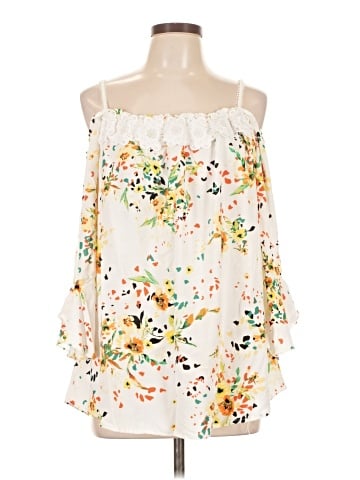 Melissa Paige 3/4 Sleeve Blouse (view 1)