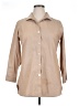 Foxcroft 100% Cotton Tan 3/4 Sleeve Button-Down Shirt Size 14 - photo 1