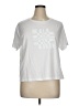 Marcella 100% Cotton Checkered-gingham Silver Active T-Shirt Size XL - photo 1