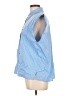 Pinko Blue Sleeveless Button-Down Shirt Size 10 - photo 5