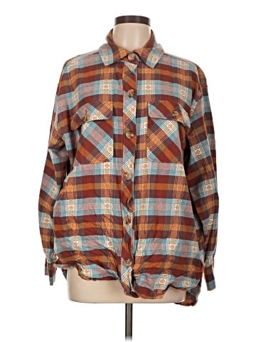 Cato Long Sleeve Button-Down Shirt (view 1)