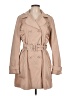 Max&Co. 100% Polyester Pink Tan Trenchcoat Size 12 - photo 1