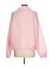 Assorted Brands 100% Acrylic Solid Pink Pullover Sweater Size L - photo 2