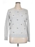 Merona Stars Silver Pullover Sweater Size XL - photo 1