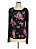 24/7 Maurices Floral Black Pullover Sweater Size L - photo 1