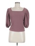 Shein Burgundy 3/4 Sleeve Top Size 6 - photo 1
