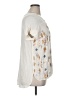 Stylus 100% Rayon Ivory Short Sleeve Blouse Size 1X - photo 4