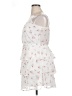 Trixxi Hearts White Casual Dress Size XL - photo 5