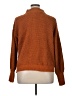 Absolutely Famous 100% Polyester Color Block Brown Turtleneck Sweater Size XL - photo 2