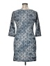 Mudd Print Blue Casual Dress Size XL - photo 2