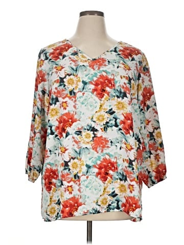 Mario Serrani 3/4 Sleeve Blouse (view 1)