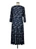 Perceptions Paisley Blue Casual Dress Size 1X - photo 2