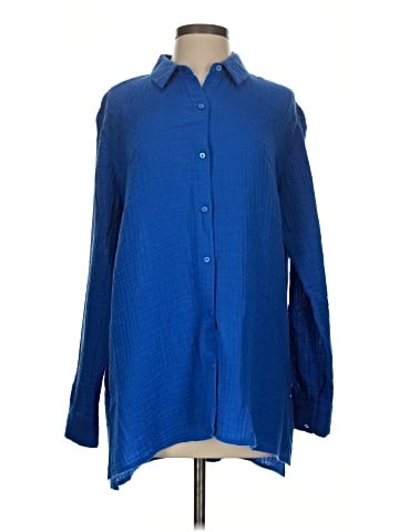 Eileen Fisher Long Sleeve Blouse (view 1)