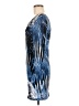 Sugar & Spice Graphic Blue Cocktail Dress Size M - photo 5