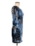 Sugar & Spice Graphic Blue Cocktail Dress Size M - photo 4
