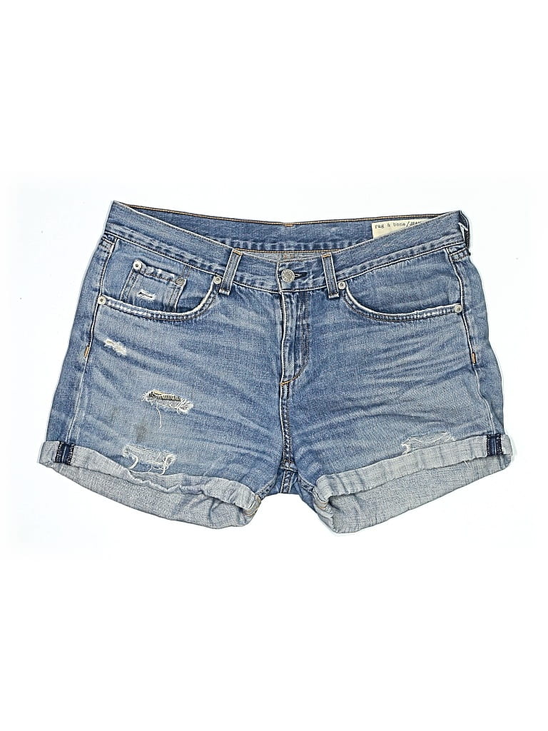 Pre-owned Rag & Bone Denim Shorts In Blue
