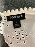 Torrid 100% Rayon Ivory Short Sleeve Blouse Size 1X Plus (1) - photo 7