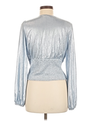Flat White Long Sleeve Blouse (view 2)