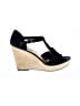 Steve Madden Black Wedges Size 8 1/2 - photo 1