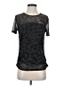 DKNY Black Short Sleeve Top Size S - photo 1