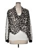 Umgee 100% Polyester Animal Print Silver Kimono Size XL - photo 1