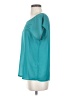 Zara Basic Teal Short Sleeve Blouse Size S - photo 5