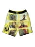 Marvel Yellow Board Shorts Size 8 - photo 1