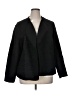 Eileen Fisher Chevron-herringbone Black Blazer Size 1X - photo 1