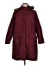 Just Fab 100% Nylon Burgundy Coat Size 1X - photo 1
