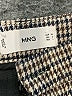 MNG Houndstooth Gray Casual Pants Size 2 - photo 7