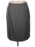 Le Suit 100% Polyester Houndstooth Gray Formal Skirt Size 16 - photo 1