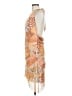 Shein Paisley Orange Cocktail Dress Size 6 - photo 5