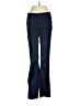 Banana Republic Chevron-herringbone Blue Jeans Size 6 - photo 1