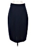 St. John Collection Solid Blue Wool Skirt Size S - photo 1