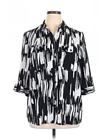 Maggie Barnes 3/4 Sleeve Blouse (view 1)