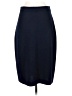 St. John Collection Solid Blue Wool Skirt Size S - photo 2