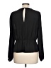 Pale Sky 100% Polyester Black Long Sleeve Blouse Size L - photo 2