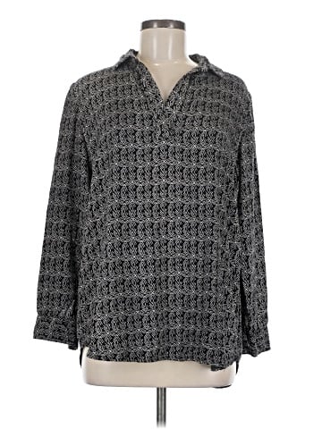 Rock Flower Paper 3/4 Sleeve Blouse (view 1)