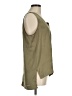 14th & Union 100% Polyester Green Sleeveless Blouse Size M - photo 4