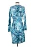Calvin Klein Paisley Blue Cocktail Dress Size S - photo 2