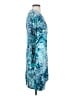 Calvin Klein Paisley Blue Cocktail Dress Size S - photo 4