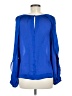 Laundry by Shelli Segal 100% Polyester Blue Long Sleeve Blouse Size 8 - photo 2