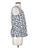 J.Crew Factory Store 100% Polyester Print White Sleeveless Blouse Size 0 - photo 4
