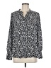 Ann Taylor LOFT Animal Print Black Long Sleeve Blouse Size M - photo 1
