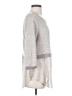 Elie Tahari Gray 3/4 Sleeve Top Size S - photo 4